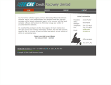 Tablet Screenshot of credit-recovery.ca